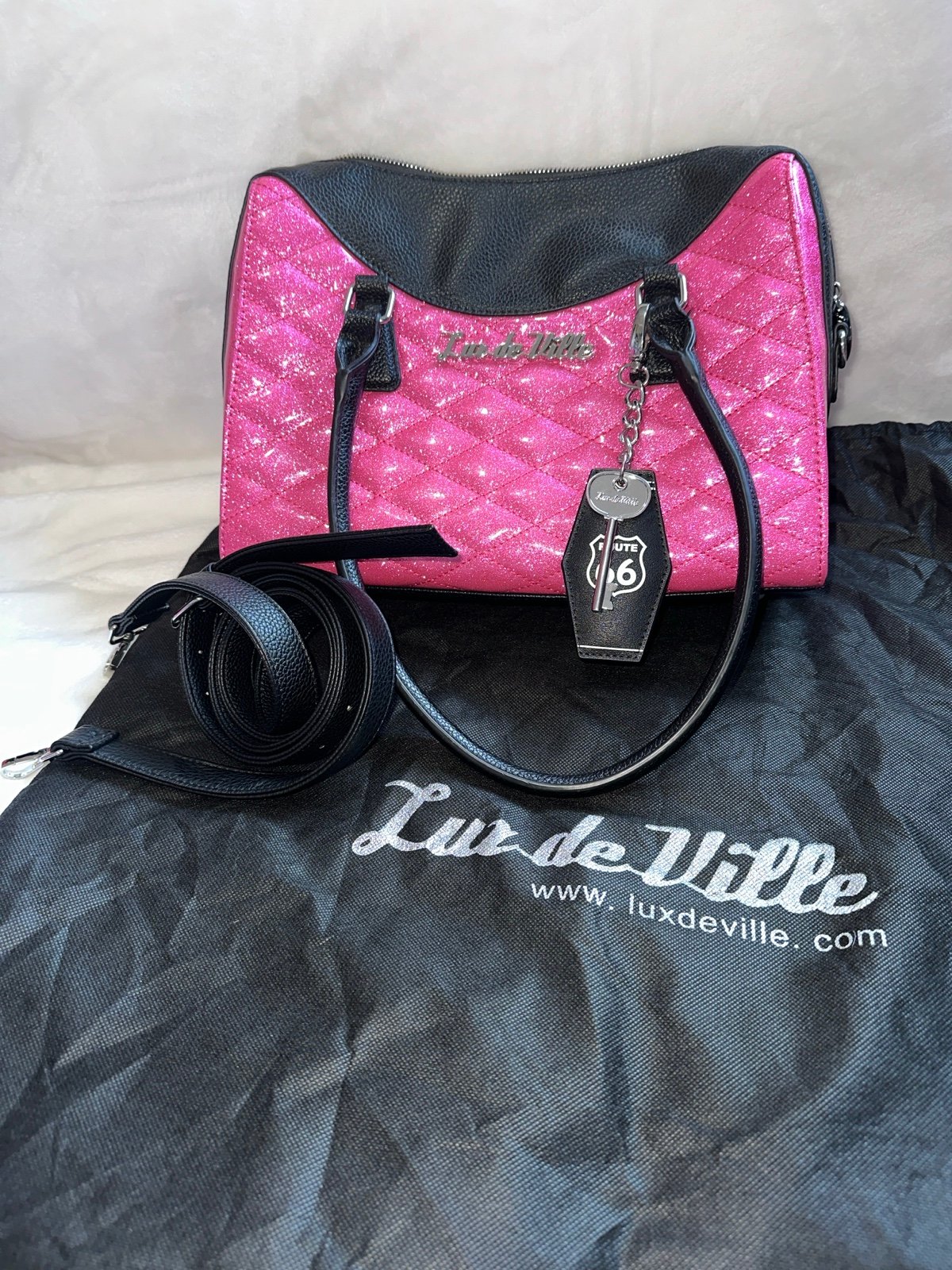 NWOT Lux De Ville Route 66 Tote
