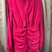 Ieena Mac Duggal 26655 Ruched Long Sleeve Chiffon Mini Dress SZ 12 238 Hot Pink