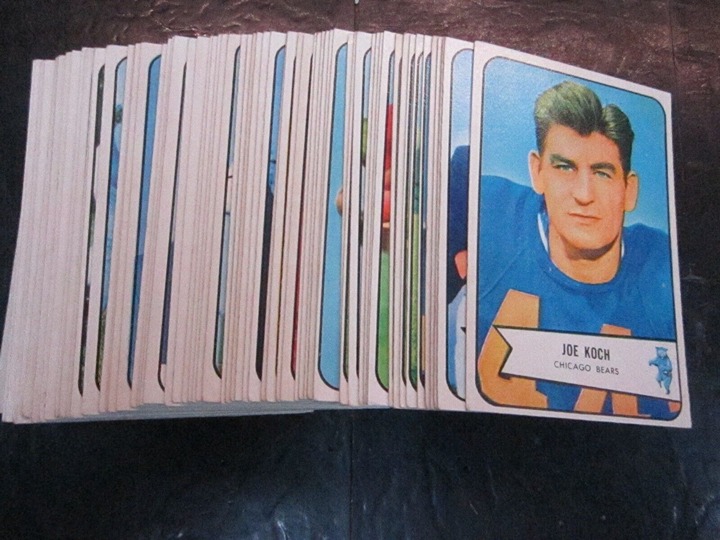 1954 Bowman Football PARTIAL STARTER SET LOT 71/128 w/STARS HOFers