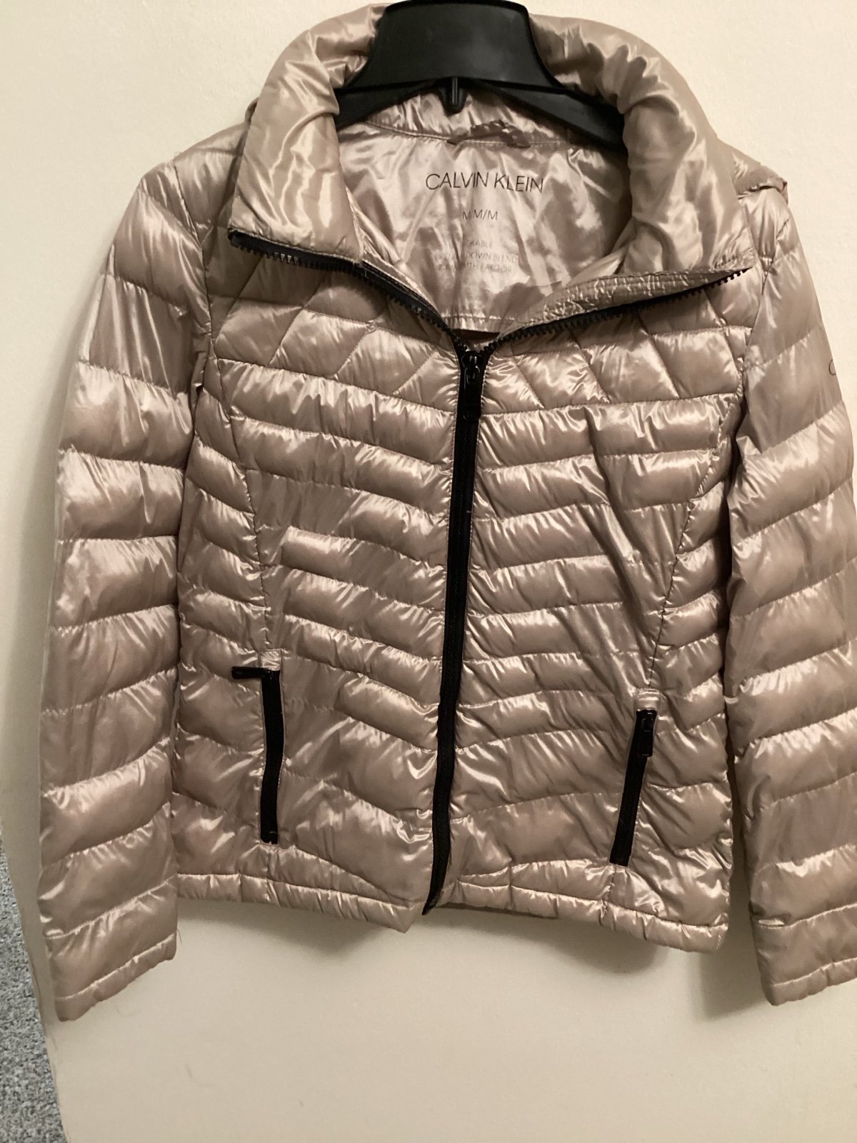 Calvin Klein women jacket in good condition size medium brown