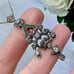STUNNING Vintage Judith Jack Sterling Necklace