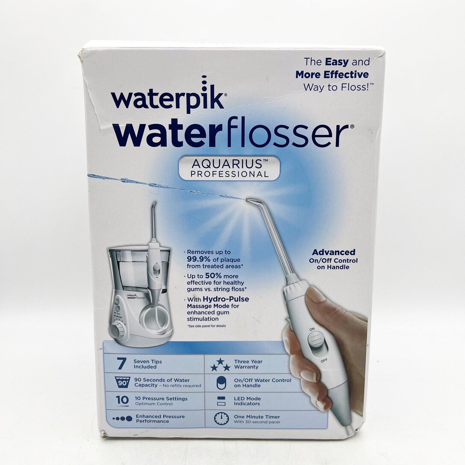 Waterpik Waterflosser WP-670 Aquarius w 7 tips