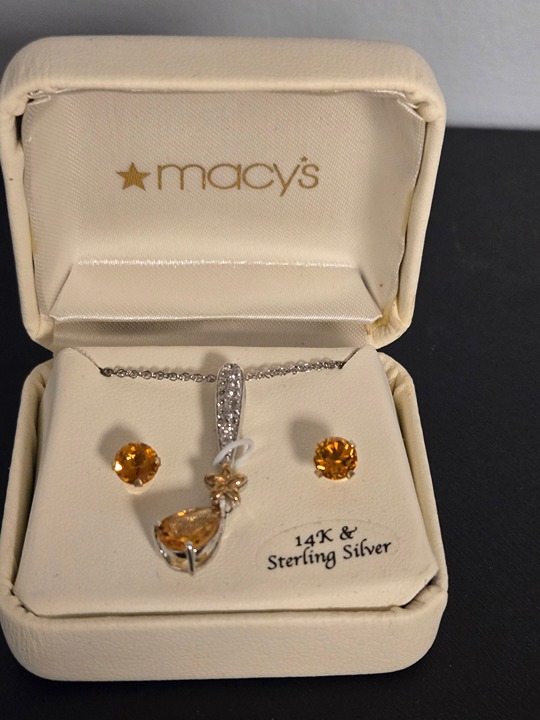 Macy's Fine Semi-Precious Jewelry Set