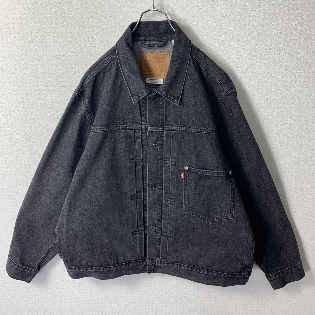 Levi's Premium Type 1 Denim Jacket XL, Black Pre-Dyed