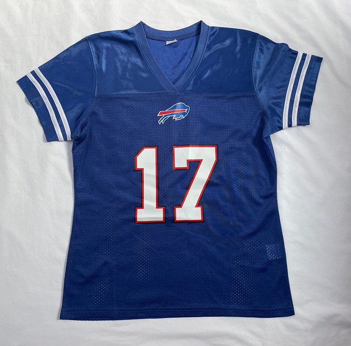 Josh Allen Buffalo Bills Jersey Women's Large Blue Shirt Ladies Girls New