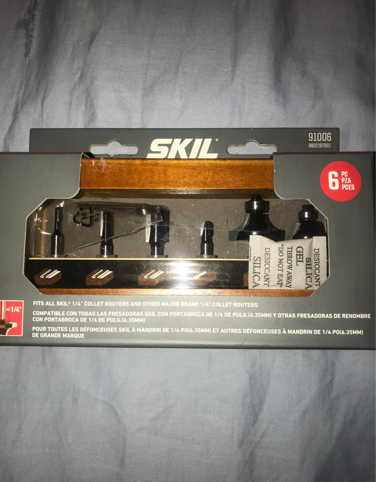 Skil 6 pc Router Bit Set 91006