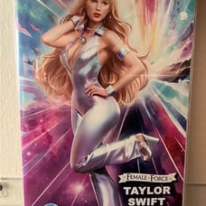 TAYLOR SWIFT LIMITED TO 100 - FEMALE FORCE COMIC BOOK COVER ART DANEJO