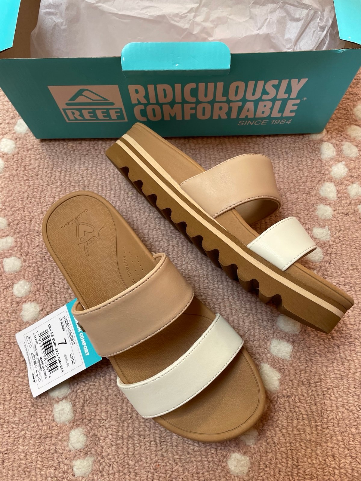 BNIB Reef Banded Horizon Hi Sandal