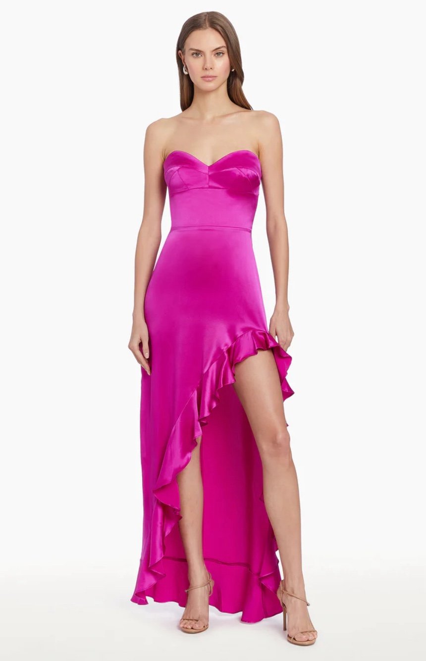 Amanda Uprichard Amalia Silk Gown