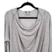 Athleta Purana Wrap Hooded Sweatshirt Gray Size XS