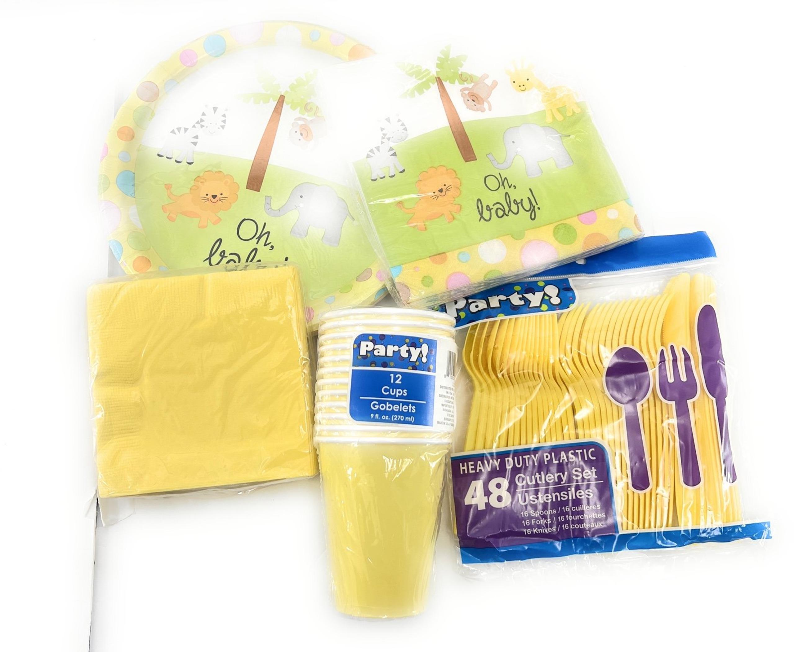 Oh Baby! Baby Shower Party Tableware Plates Cups Napkins& More