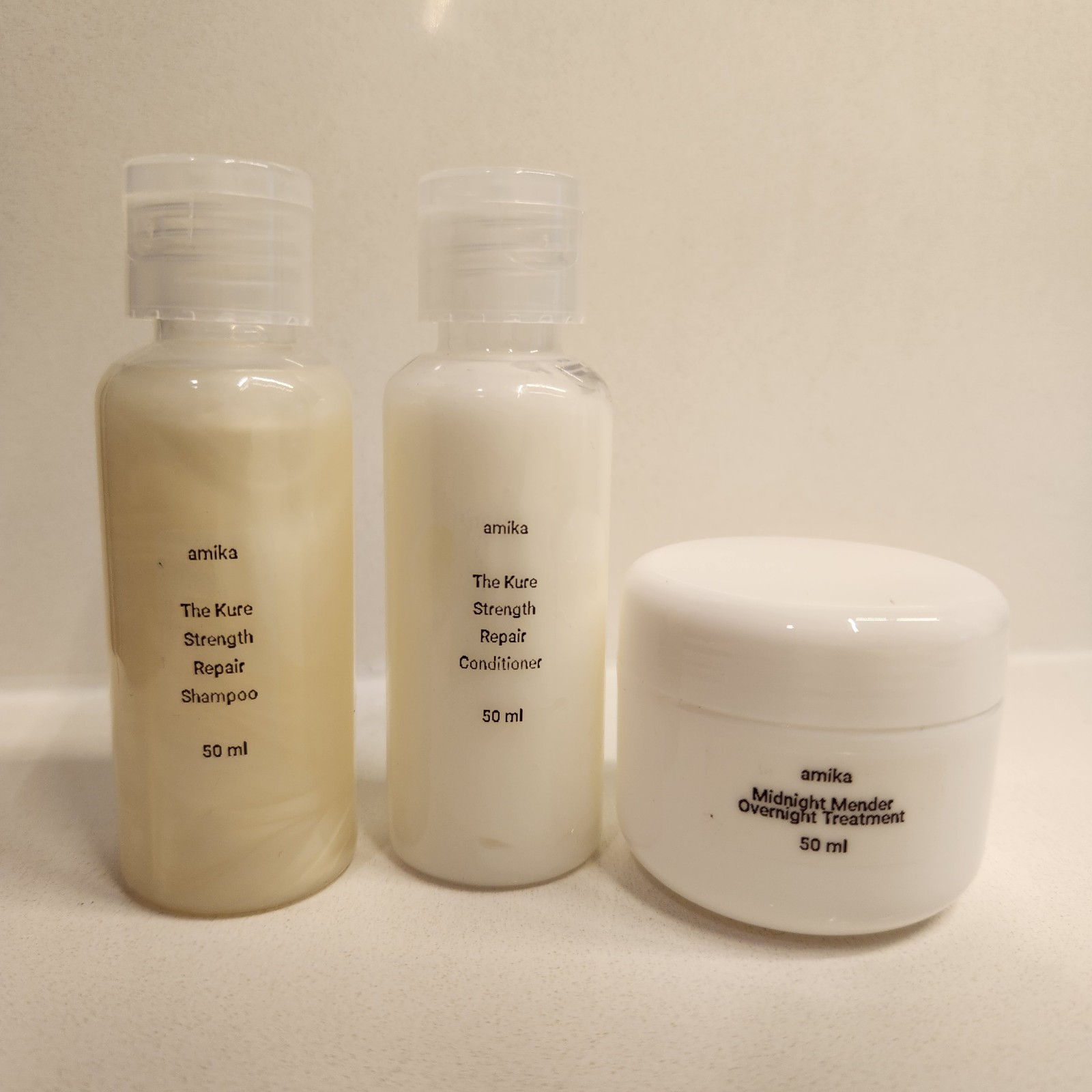 Amika Set The Kure Shampoo + Conditioner + Overnight Mask Repair 50 ml