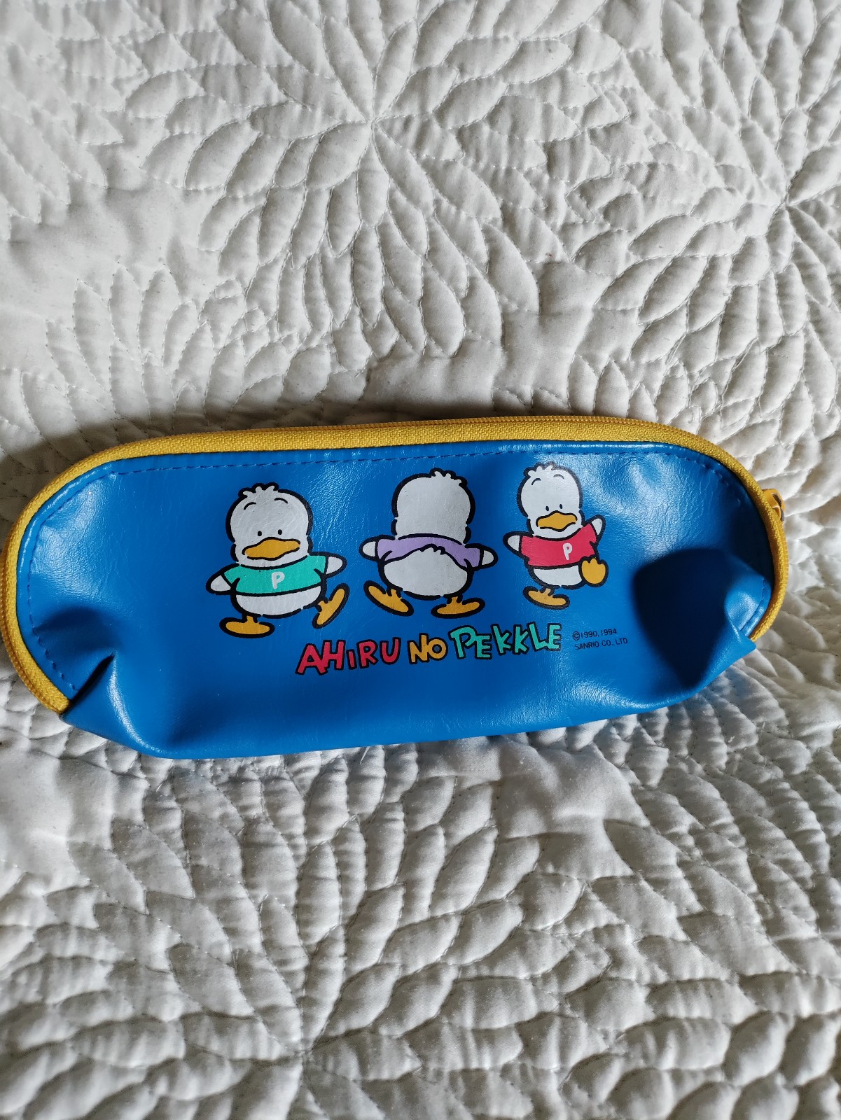 Vintage 1994 Sanrio Ahiru No Peckle Pencil Case