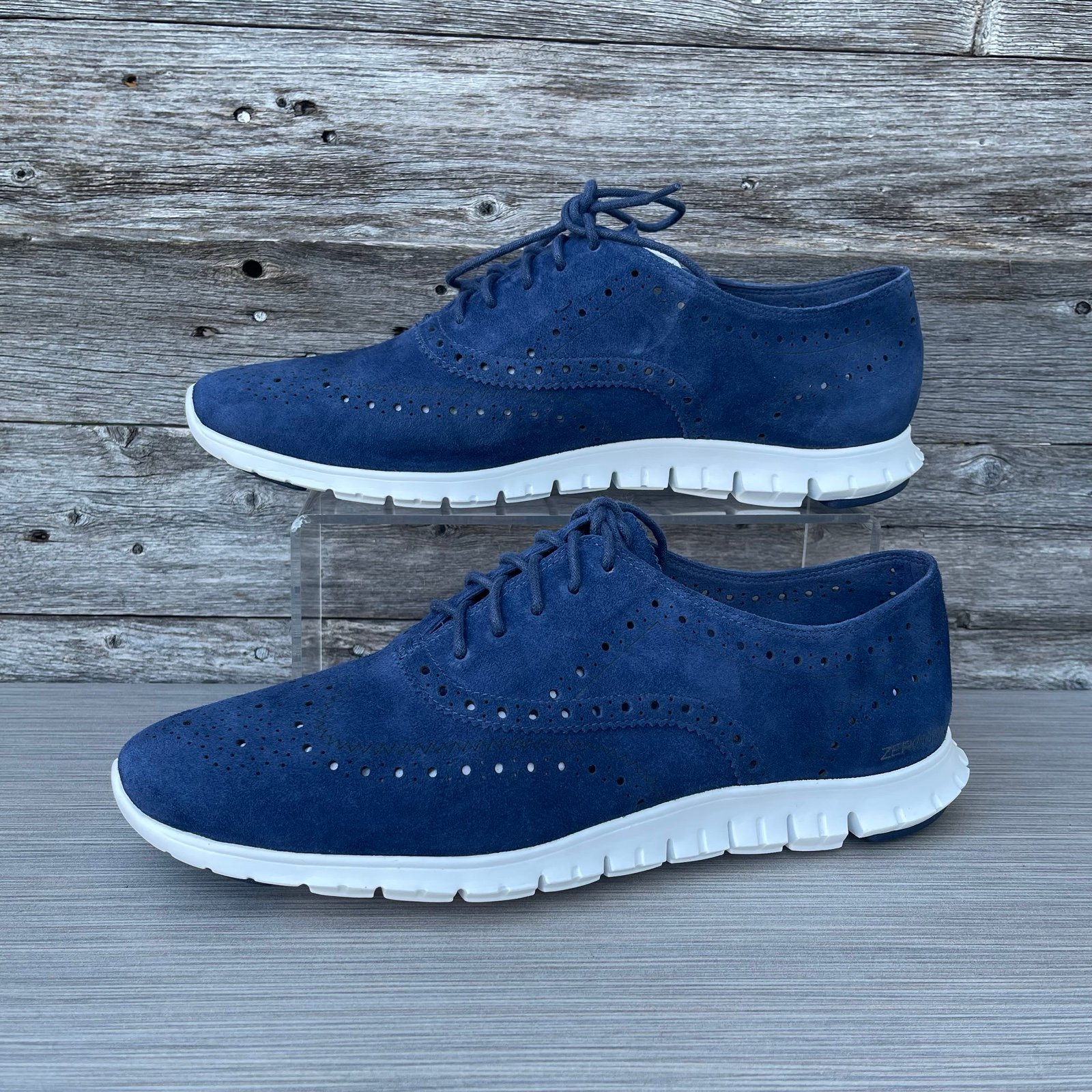 Cole Haan Grand OS Zerogrand Women’s Suede Blue Shoes