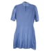 Reformation Bradley Mini Dress Mock Neck Morning Glory Chambray Blue Womens Sz 4