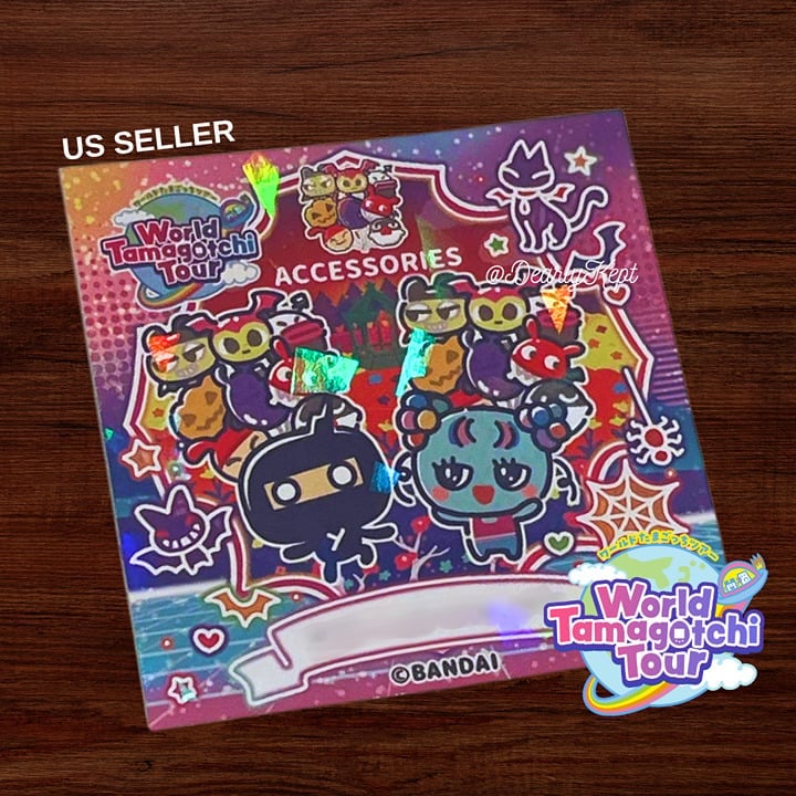 Tamagotchi Uni World Tour Sticker w/ Download Code - Monster Balloons