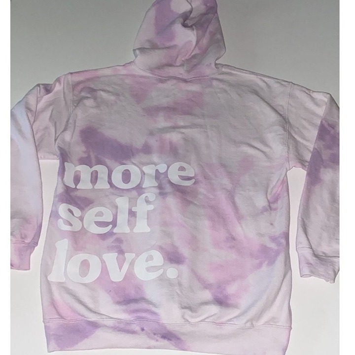 NEW Gildan hand dyed / pressed decal hoodie