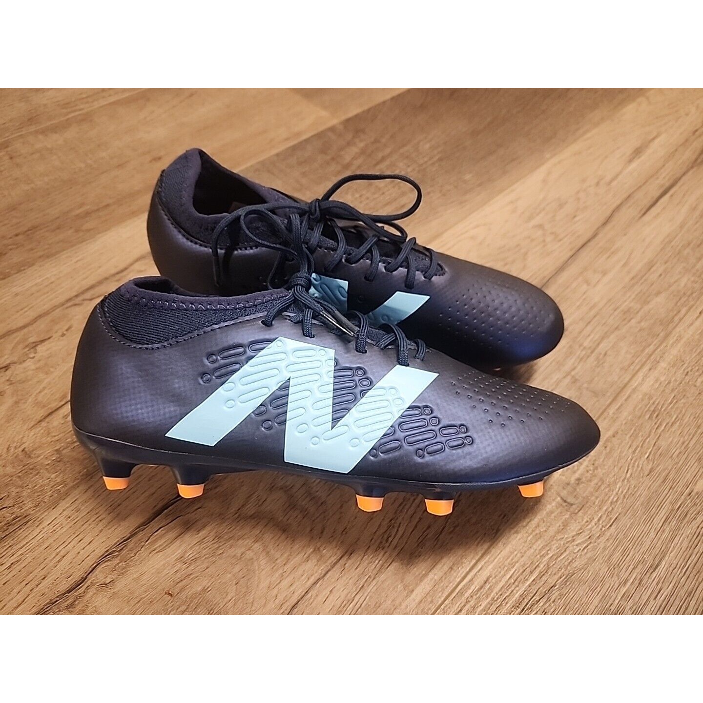 Sz7 New Balance Men's Tekela Magique FG V4+ Navy Blue Soccer Cleats (ST3FN45)