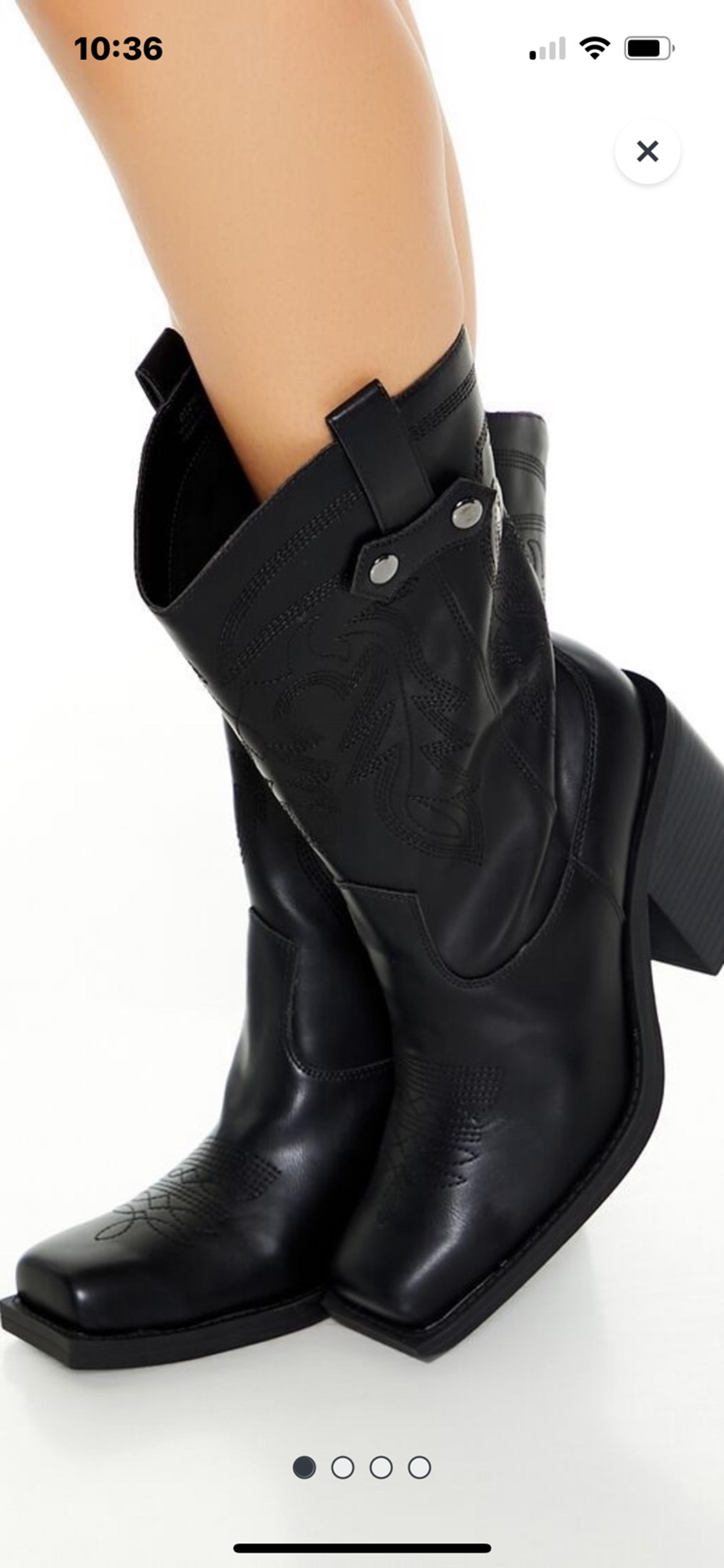 Women’s cowgirl boots w8