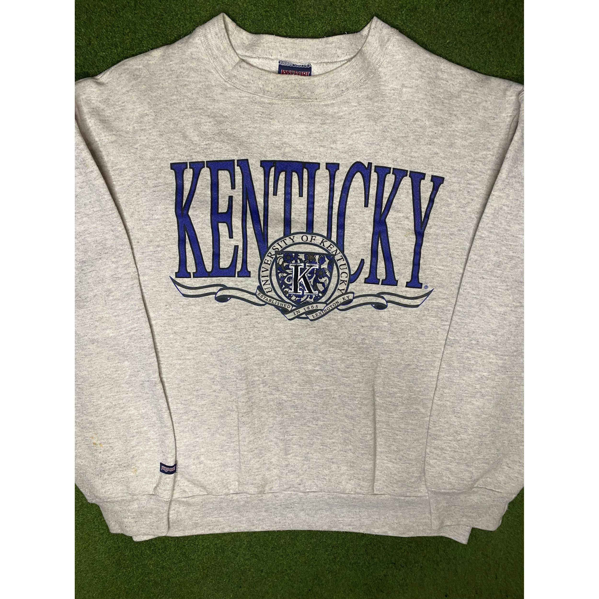 90s Kentucky Wildcats - Vintage College Sweatshirt (Large)