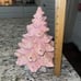 Vintage Ceramic Pink Christmas Tree 12”