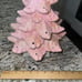 Vintage Ceramic Pink Christmas Tree 12”