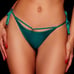 ♡GLAM HB™ ☆Ziva☆ Metallic Teal Low-Cut String Bikini Bottom♡ Size Medium♡ BNWT♡