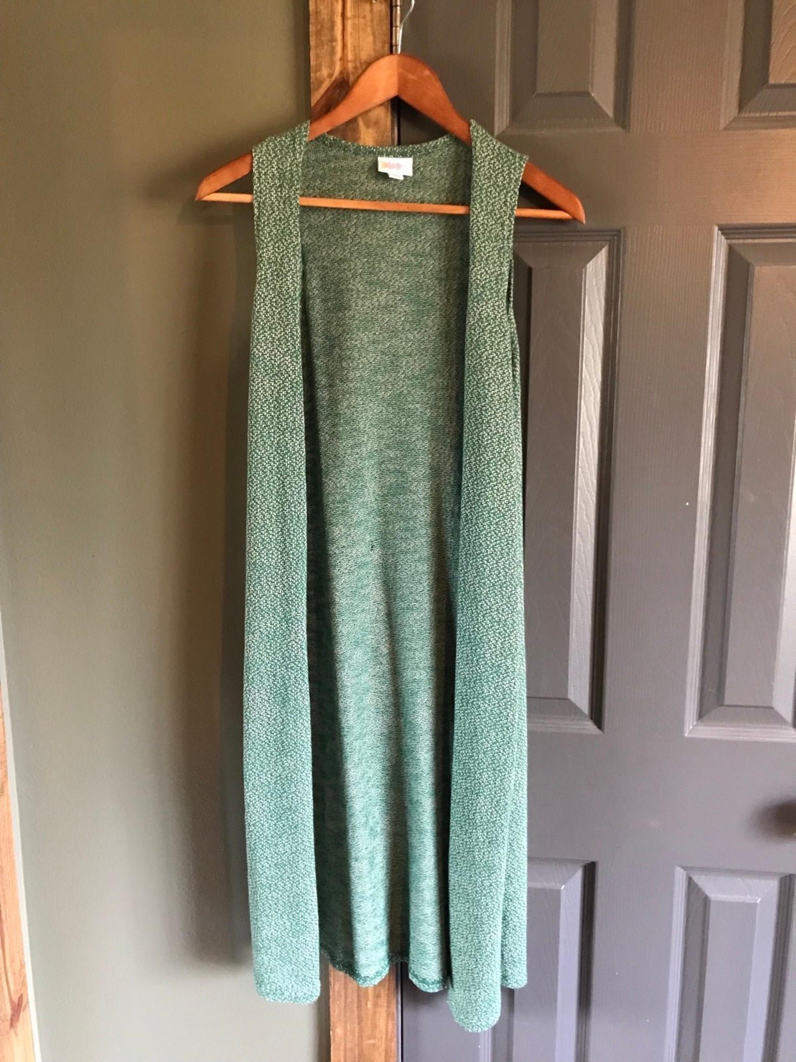 LuLaRoe Green Joy Vest S