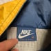 Nike 1986 Boston Marathon Windbreaker Jacket John Hancock Navy Yellow Mens Med