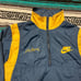 Nike 1986 Boston Marathon Windbreaker Jacket John Hancock Navy Yellow Mens Med