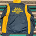 Nike 1986 Boston Marathon Windbreaker Jacket John Hancock Navy Yellow Mens Med