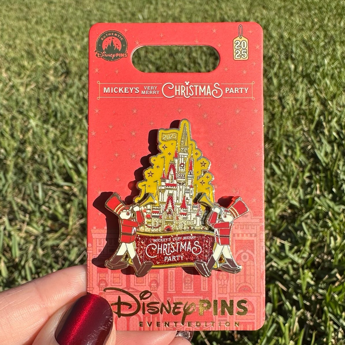 2025 Disney Parks Mickey’s Very Merry Christmas Party Castle Toy Soldiers Pin