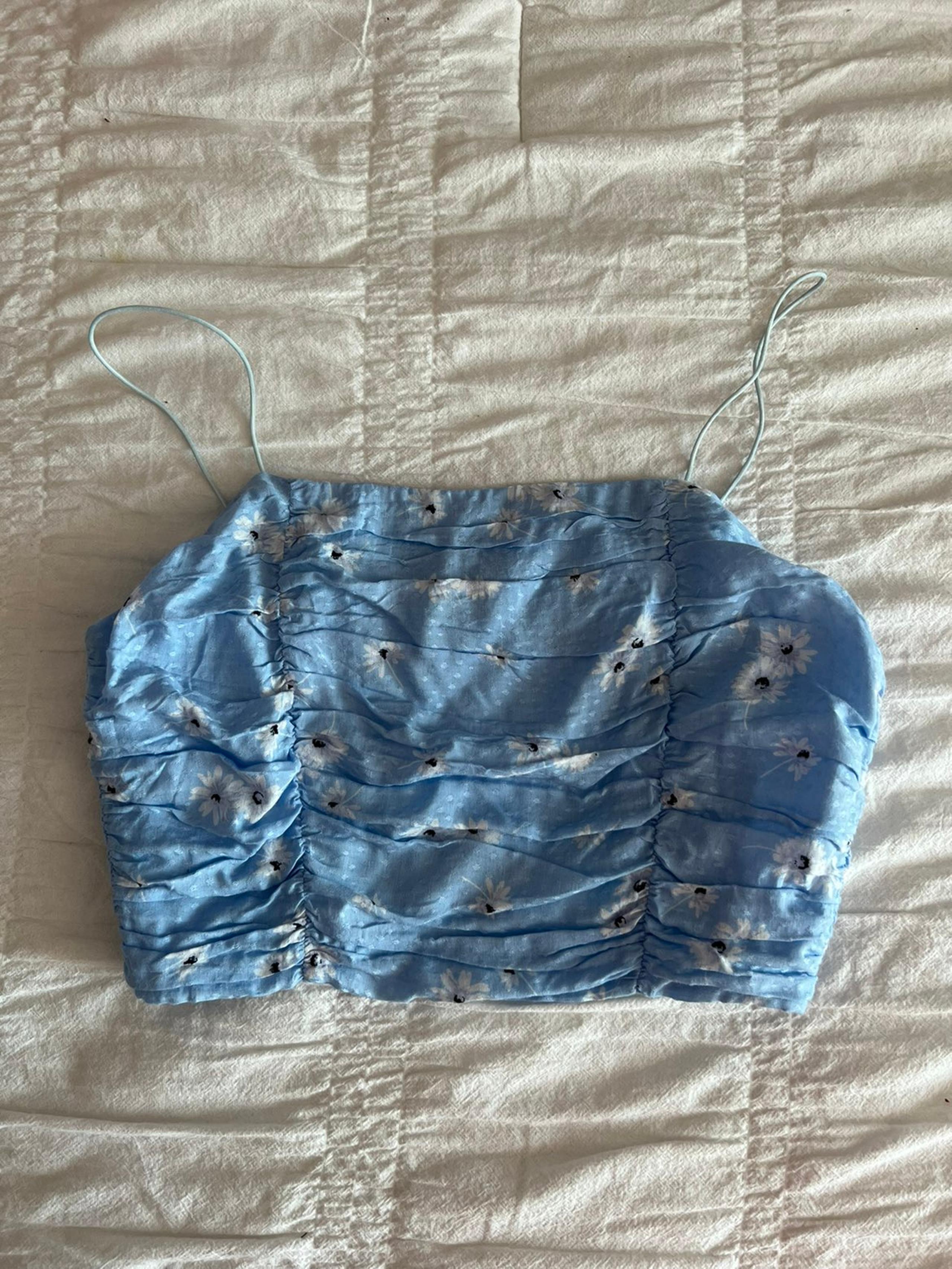 Rouched crop top