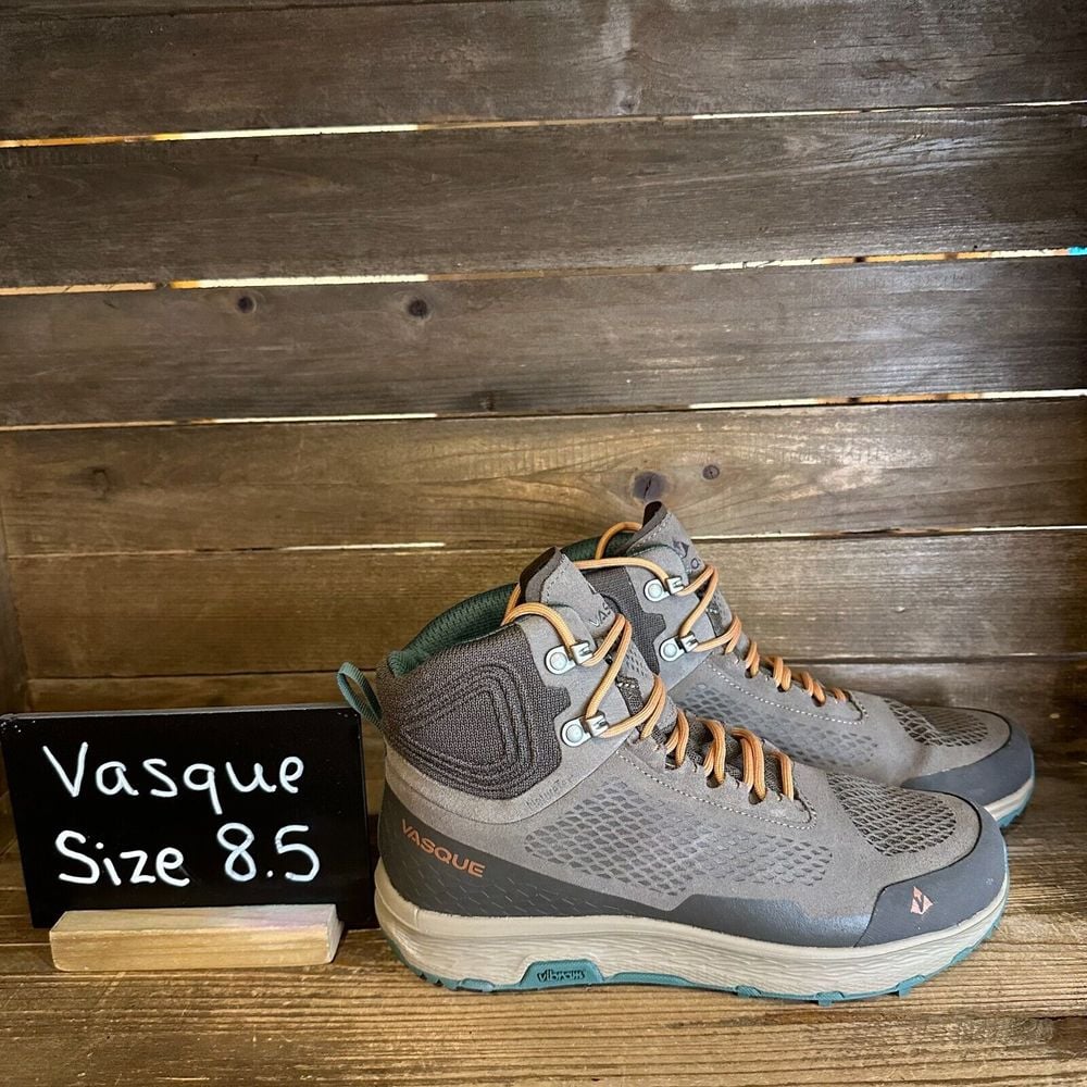 New Womens Vasque Breeze LT NTX Brown Suede Waterproof Mid Hiking Boots Size 8.5