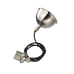 IKEA GOTHEM Cord set, Dark Gray Steel, Nickel Plated 5 ' 3 BRAND NEW