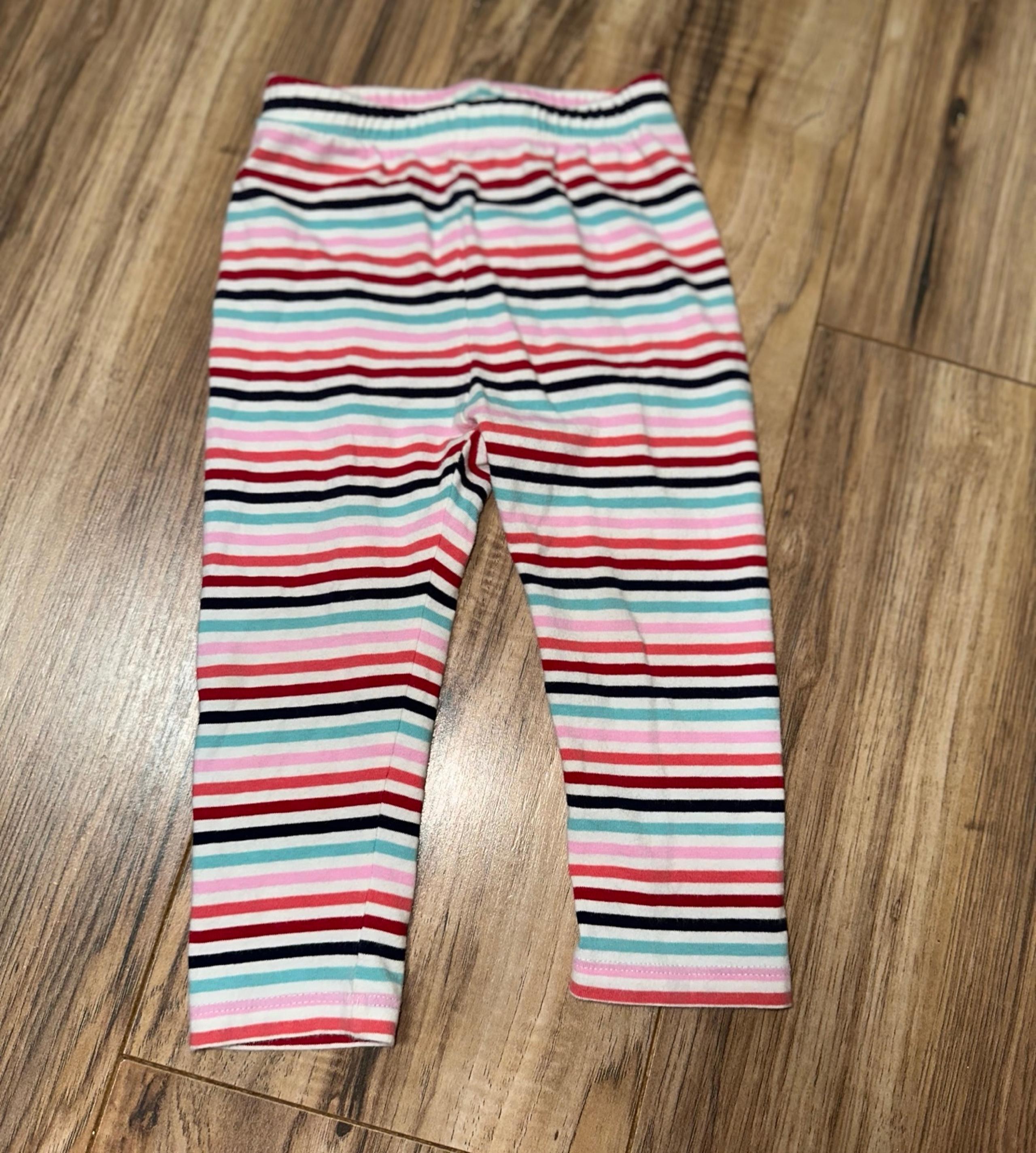 Baby gap multicolor striped leggings