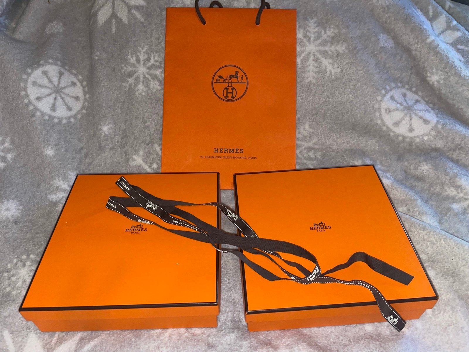 Hermes Empty boxes/bag- 4 PCS