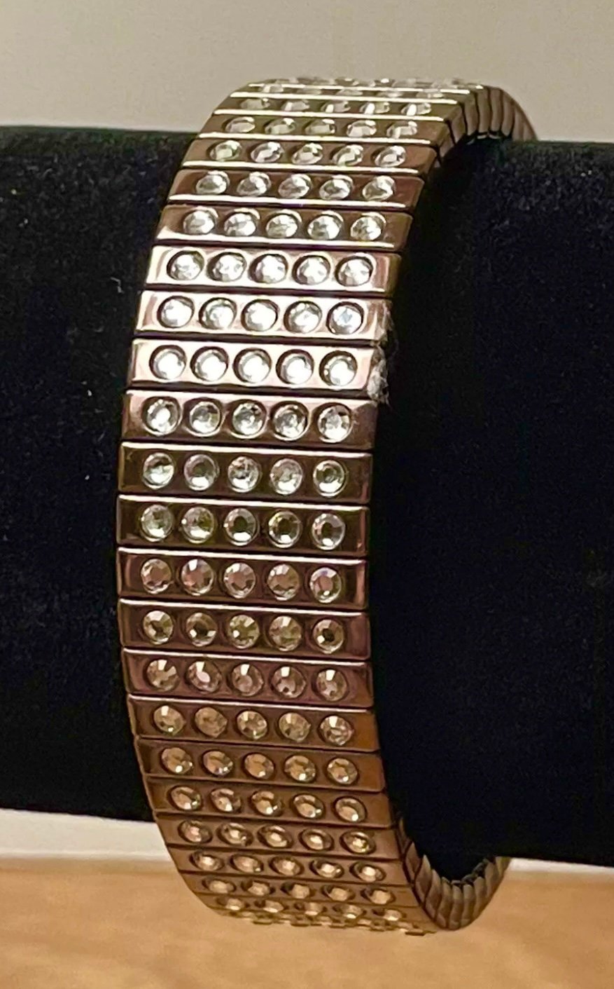 Swarovski Rose Gold & Crystal Band Bracelet