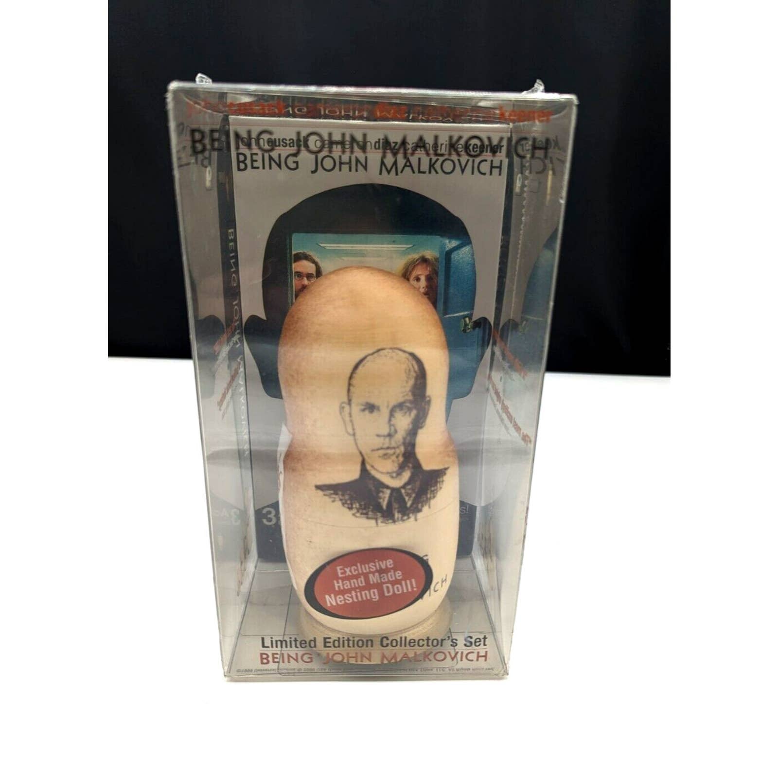 BEING JOHN MALKOVICH (VHS) Brand New in Factory Shrink Wrap With Nesting Dolls