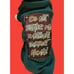 Emotional support human dog sweatshirt hoodiepunk rock dog, heavy metal dog