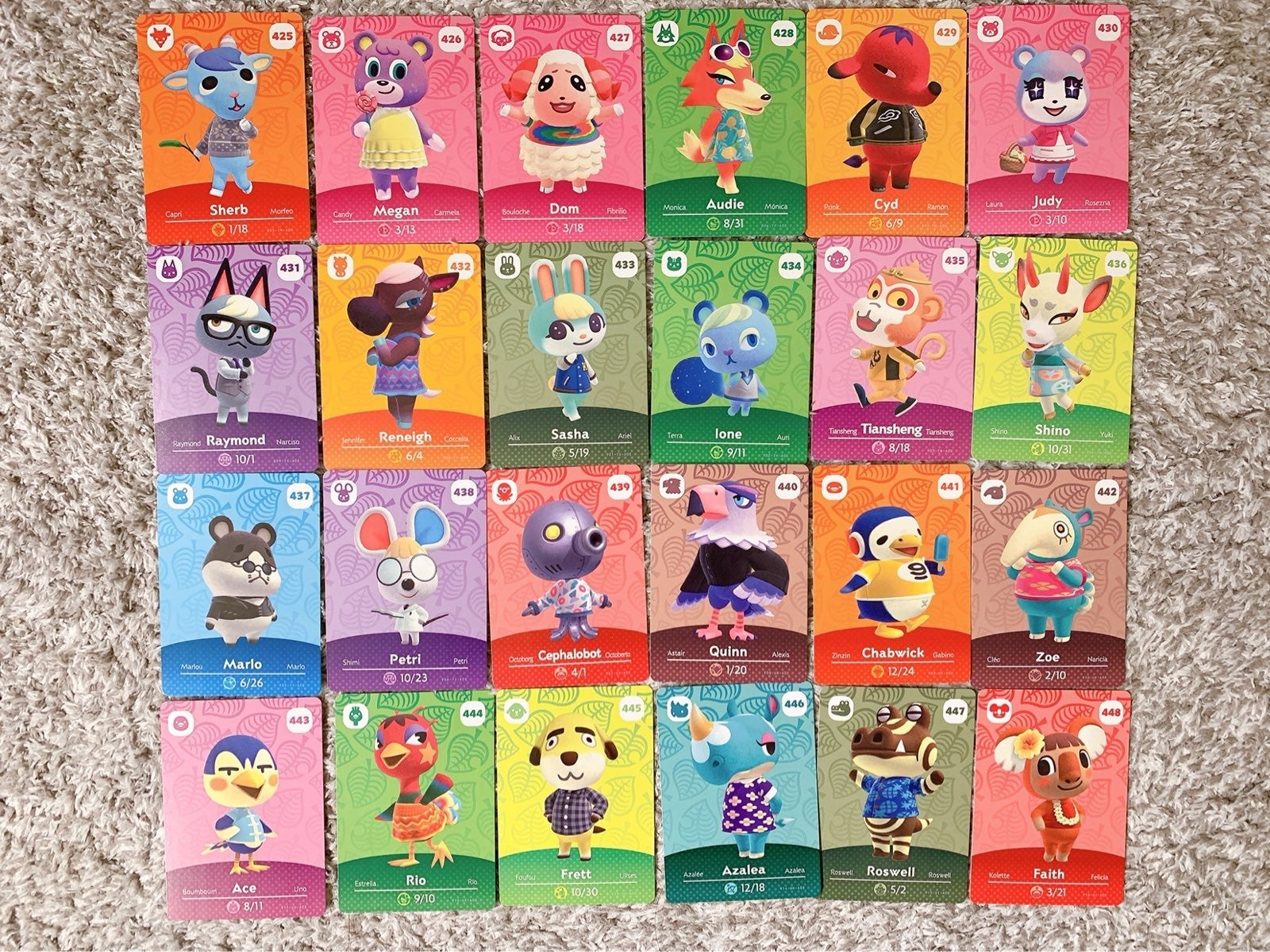 Animal Crossing Series 5 Amiibo Set (No NPCs)