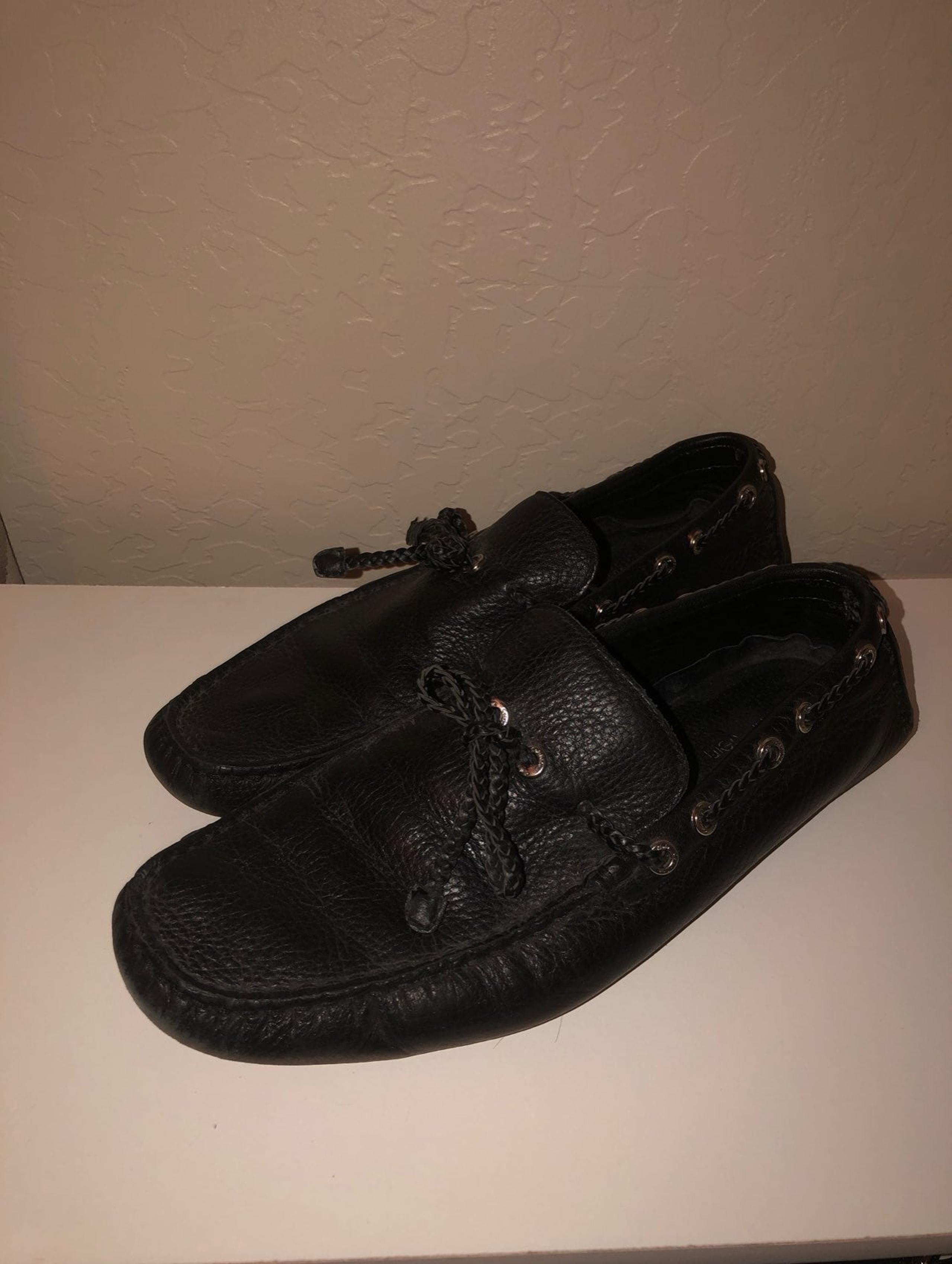 Calvin Klein Black Leather Loafers
