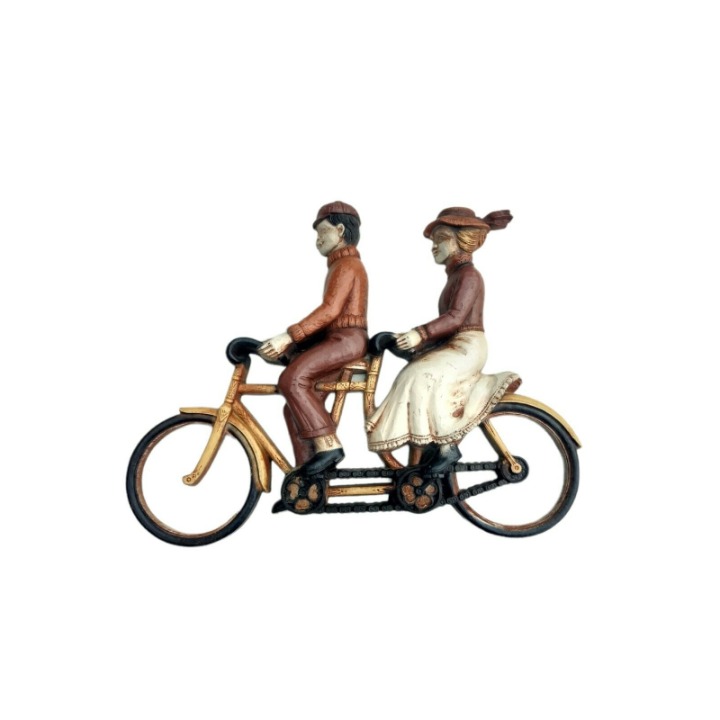 Vintage Homco Transportation Wall Decor Bike Train Car Stage Coach Western 70s - detail