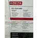 NEW Delta Chamberlain 4 Spray Matte Black Finish Setting Shower 142747-BL-I