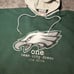 Vtg Y2K NFL Philadelphia Eagles ONE Hoodie Green Size 2XL XXL 2 Tone Hanes