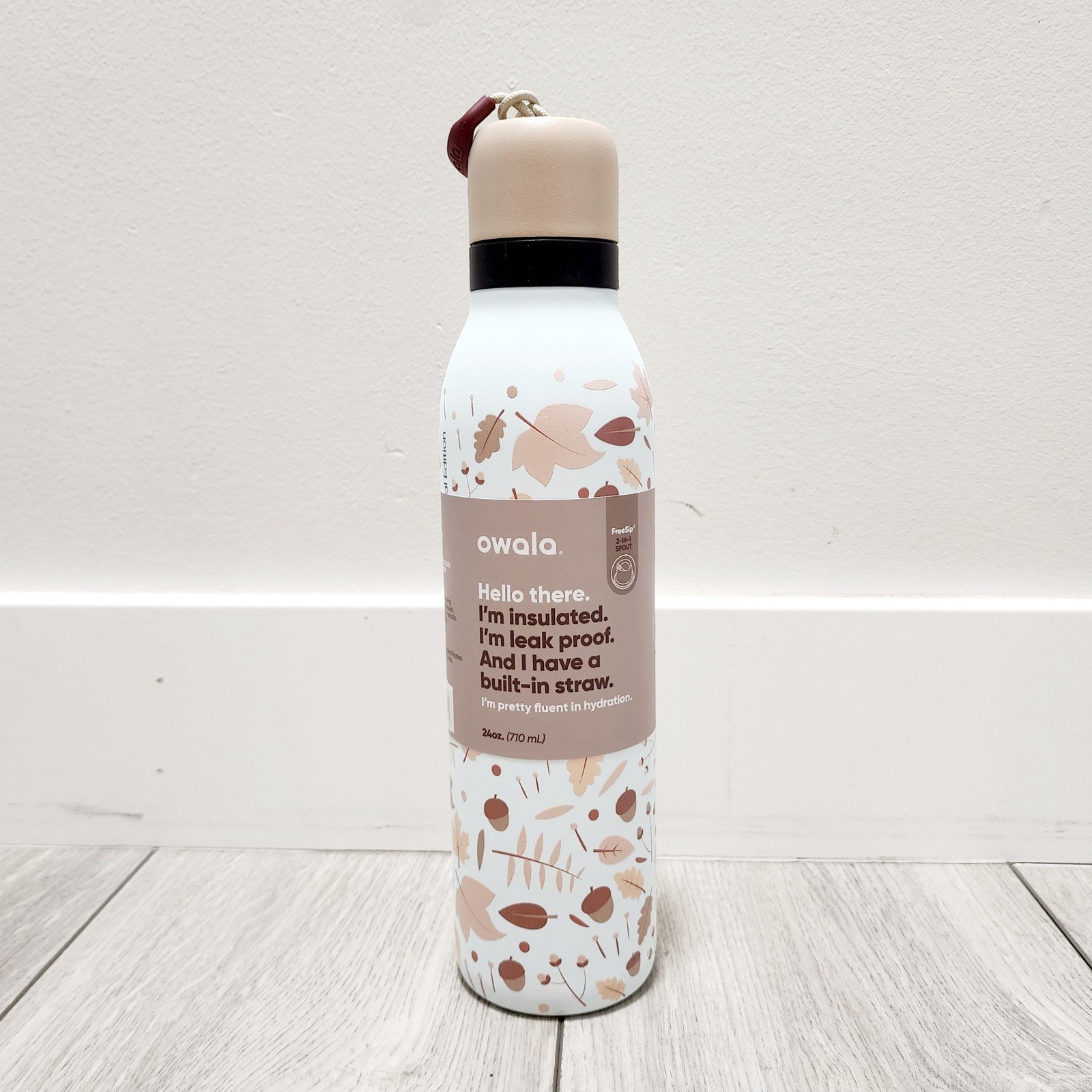 Owala FreeSip Twist 24oz Stainless Steel Water Bottle Fall Flutter