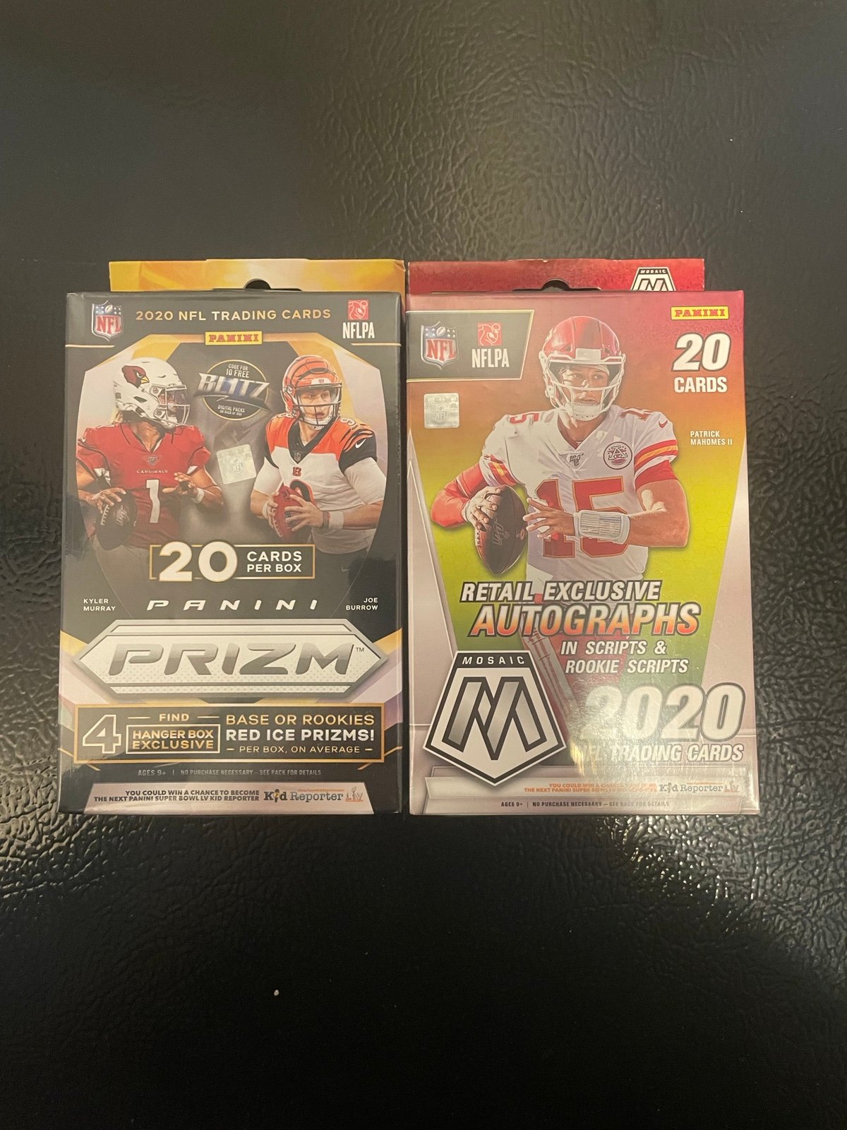2020 Football Hanger Box Lot of 2! Prizm and Mosaic!