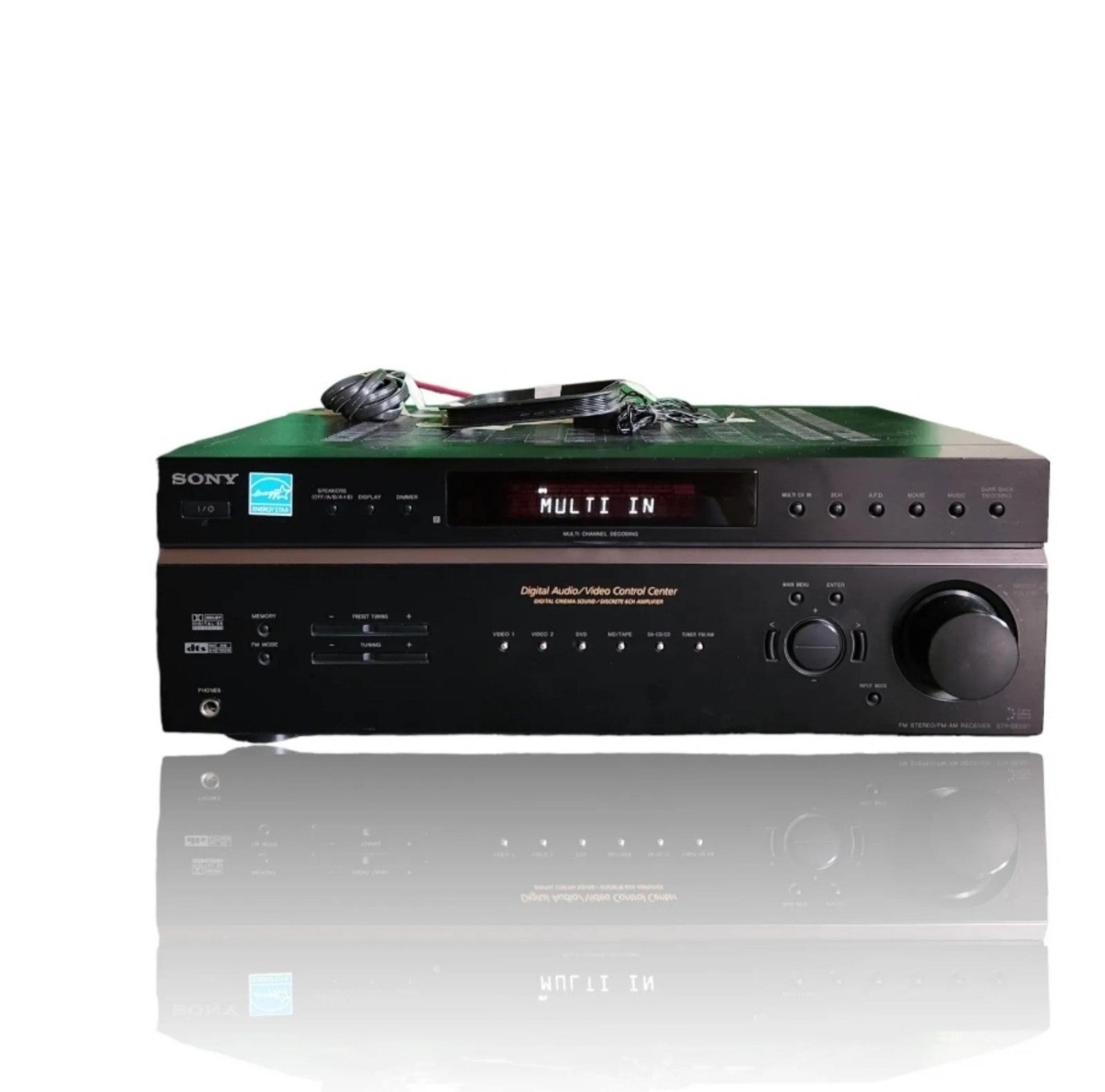 Sony STR-DE597 6.1 Channel 540 Watt AV Receiver Home Stereo Audio (No Remote)