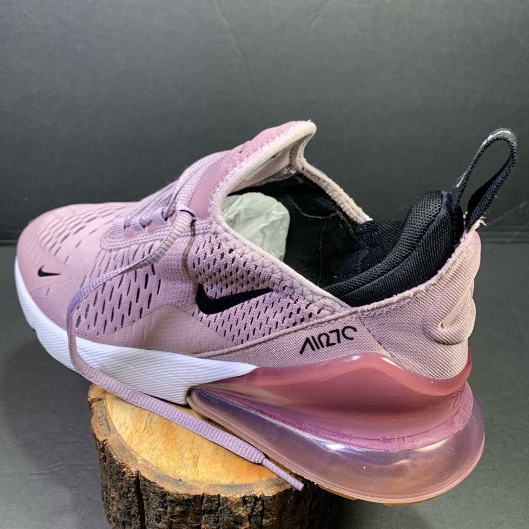 Nike Air Max 270 Sneakers Purple Black Shoe Size- Women’s- 7.5 or Youth 6Y