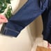Susan Graver button down sequin embellished denim blouse